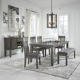 thumbnail image 6 of Signature Design by Ashley Contemporary Hallanden 50" Dining Bench Two-tone Gray, 6 of 9