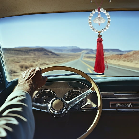 Kbndieu Plastics Trailer Car Pendant Car Rearview Mirror Antique Car Pendant Crystal Pendant Interior Decoration Automobiles & Motorcycles