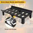 thumbnail image 4 of YANGLI 17-Inch Fireplace Grate, Heavy Duty Wrought Iron Log Holder for Indoor Chimney & Outdoor Fire Pit, 4 of 5