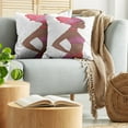 thumbnail image 5 of Ambesonne African Throw Pillow Cover 2 Pack, Zulu Woman Bandage Dress, 16", Dark Coral Chocolate, 5 of 5