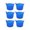 Blue, variant on Aoqianlan Multifunctional Silicone Ramekins 6 Pcs Baking Cups for Air Fryer Perfect for Muffins and Egg Dishes Non Design Black