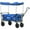 Blue, variant on Outsunny Collapsible Wagon Cart with Removable Canopy and Carrying Bag