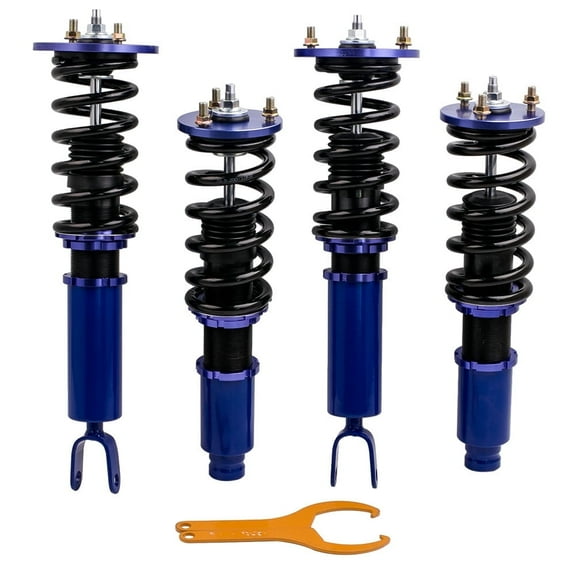 Maxpeedingrods Coilovers For Honda Accord 1990-1997 Acura CL 1997-1999 Adj. Height Shock Strut Blue