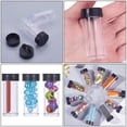 thumbnail image 6 of Aetherz Plastic Storage Tubes with Black Lids, 1.8X5.6Cm Empty Beads Containers, Small Test Bottles for Craft Storage and Jewelry Organization, 6 of 9