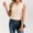 Beige, variant on Women Summer Wool Blend Knit Tank Top, Sleeveless Polo Sweater Vest Lightweight, Business Casual Work Tops