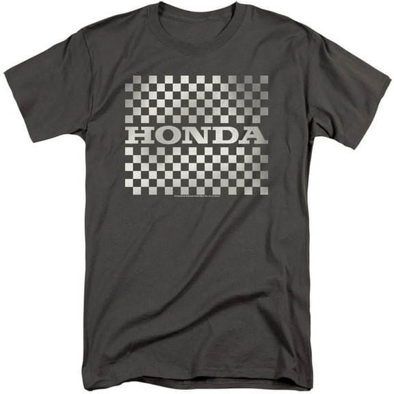 Honda Checkers Logo Unisex Adult Tall T Shirt, Checkers Logo, 2X-Large