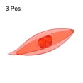 thumbnail image 3 of Uxcell Tatting Shuttles 77x21x11mm Colorful Plastic Shuttles 3 Pack, Transparent Red, 3 of 5