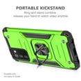 thumbnail image 5 of Xhy Samsung Galaxy A03S Case with Screen and Lens Protector Magnetic Ring Holder Kickstand Military Grade Full Body Double Layer Drop Protection Rugged Durable Detachable for Samsung A03S Phone-Green, 5 of 9