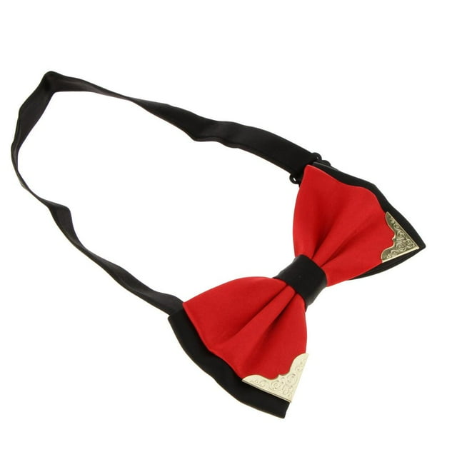 Pajarita de esmoquin multicolor para caballeros. Pajarita para hombres. rojo