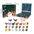 thumbnail image 3 of Christmas Advent Calendar Poke Music Box – 24-Day Surprise Gift Set with Crystal Stones, Epoxy Mini Toys & Blind Box Holes – Festival Decoration & Countdown Ornament for Kids or Adults, 3 of 5