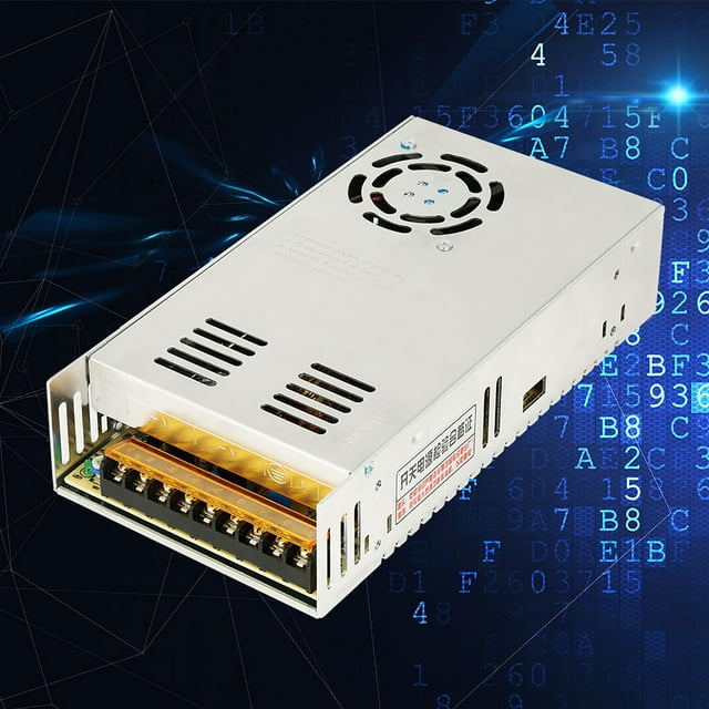 1 fuente de alimentación conmutada para controlador de motor paso a paso, entrada de 110 V a salida de 48 V CC, 12,5 A