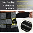 thumbnail image 4 of COMFREE Neoprene Sauna Waist Trainer Corset Sweat Belt for Men Weight Loss Body Shaper Compression Trimmer Workout Fitness Fat Burner Back Support, 4 of 8