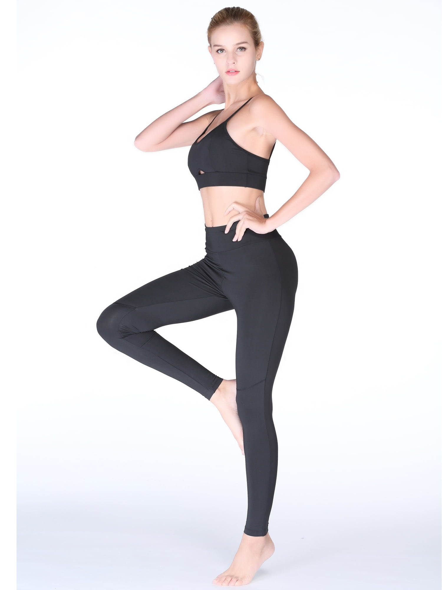 sports bra and yoga pants set