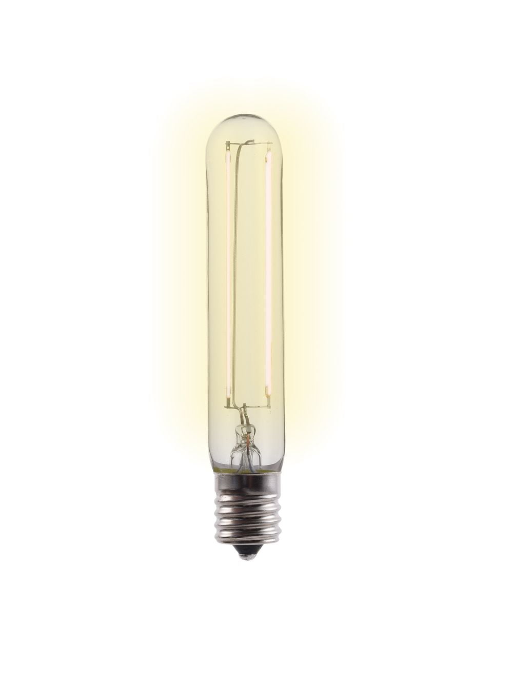 Great Value LED 2.5 Watt T6.5 Tube Clear Soft White Intermediate Base Bulb