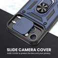 thumbnail image 3 of Funda para teléfono móvil VEGO iPhone 13 de 6.1 pulgadas con forma de anillo azul con soporte, 3 of 7
