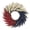 Patriotic Heather, variant on Current Spring Lavender Wreath - Large 16" Door Wreath, Polyester Flowers on Rattan