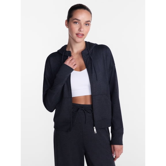 Athletic Works Women's and Women's Plus ButterCore Hoodie, Sizes XS-4X