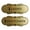 Brushed Gold, variant on Designer Ladies and Gentlemen Figurines Restroom Signs, Set of 2 (Black) - Large