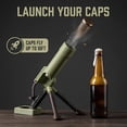 thumbnail image 5 of Beer Bottle Mortar Bottle Opener, 51mm Mortar Beer Bottle Opener, Heavy-Duty Tactical Cap Launcher, Hands-Free Push down Opener, Bottle Openers, Space for Bar & Desk Decor, 5 of 7