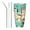 Straw Three-piece Set, variant on Masiiu Bluey Print 20OZ Car Cup for Travel, Insulated Stainless Steel Cup, Leak-Proof Lid with Straw and Direct Drinking Opening-Straw Two-piece Set