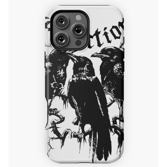 Affliction Crows Sematary Ghost GA3780 Phone Case for iPhone 11 to 17 Pro Max