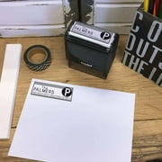 Personalized Rectangular Self-Inking Rubber Stamp - The Palmers