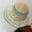 Beige Green, variant on French Color Blocking Hollow Woven Straw Hat For Women's Summer Beach Vacation Sun Shading And Sun Protection Hat With Large Brim Straw Woven Fisherman Hat