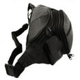 thumbnail image 5 of New Large Leather Waist Hip Lumbar Fanny Pack Bag with Dual Cell Phone Pocket, 5 of 7