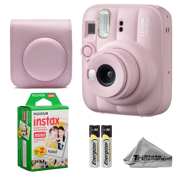 Fujifilm Instax Mini 13 Instant Film Camera with 20-Sheet Instax Mini Film and Case, Candy Pink