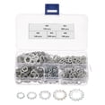 thumbnail image 1 of 700pack External Tooth Star Lock Washers Assortment Kit - Carbon Steel, 1 of 6