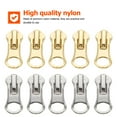 thumbnail image 5 of Zipper Zippers Replacement Metal Repair Luggage Clothing Tags Slider Jacket Charms Accessories Detachable Sliders Purses, 5 of 9