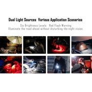IMALENT BL70 Small Flashlight, 6000 Lumens, Dual Light Source, EDC Flashlights, Black Aluminum Alloy