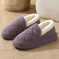 thumbnail image 5 of YLYL Slippers for Women Men Indoor Soft Cotton Slip on Memory Foam Platform Indoor House Shoes, 5 of 9