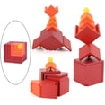 thumbnail image 3 of Esquirla 3D Puzzle Cubes Building Blocks Educational Bricks Stress Relief Travel Games Red, 3 of 8
