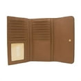 thumbnail image 2 of Michael Kors Womens Jet Set Travel Large Trifold Leather Wallet, 2 of 4