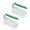 Green+Green, variant on Amazer Scrub Brush Comfort Grip & Flexible Stiff Bristles Heavy Duty for Bathroom Shower Sink Carpet Floor - Pack of 2 (Green+Green)