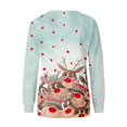 thumbnail image 5 of Pntutb - Camiseta estampada para mujer, blusa de manga larga, cuello redondo, tops casuales, sudadera Pntutb Pntutb-1960, 5 of 5
