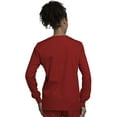 thumbnail image 5 of Cherokee Workwear Prints Women's Scrubs Jacket Snap Front Warm Up 4350, 5 of 7