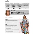 thumbnail image 4 of Edolynsa Kaftan Cover up Dresses for Women Long Caftan Loungewear Beachwear Summer Resort Outfits Casual Night Gown, 4 of 8