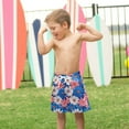thumbnail image 4 of FORMRS Boys Swim Trunks Quick Dry Mesh Liner Boardshorts Sizes XS-XL, Pink Flowers Pattern, 4 of 7