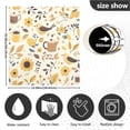 thumbnail image 5 of Yayeee Magnetic Dishwasher Cover for The Front Decoration Home Kitchen Machine Sticker Protector, Beige Birds Floral, 5 of 6