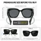 thumbnail image 5 of Gafas de Sol Sobre Lentes Myiaur para Mujer, Sobredimensionadas y a la Moda, 5 of 8