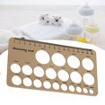 thumbnail image 1 of Herramienta De Medición Del Pezón Para Bridas, La Regla De Medición Del Pezón De Las Madres, La Regla De Medición Del Pezón, El Kit De Tamaño De Brida De Los Bridas Del, 1 of 7