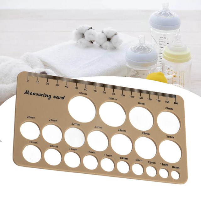 Herramienta De Medición Del Pezón Para Bridas, La Regla De Medición Del Pezón De Las Madres, La Regla De Medición Del Pezón, El Kit De Tamaño De Brida De Los Bridas Del