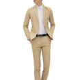 thumbnail image 1 of Men Business Formal 2 Pieces Tuxedo Suit Blazer Jacket + Trousers Set, 1 of 2