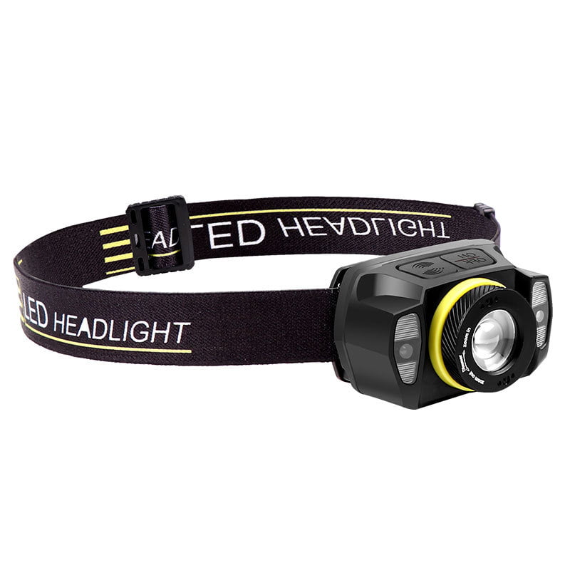 USB Rechargeable LED Induction Headlamp Night Flashlight For Fishing Hiking ERM 