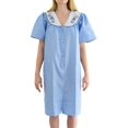 thumbnail image 1 of Ezi Women's 'Esther' Cotton-rich Blend House Dress, 1 of 4