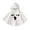 v#27Light Gray72, variant on Rggeeun Child Cape Cartoon Cute Halloween Themed Print Cropped Ruffle Hooded Lightweight for Halloween Everyday Use Casual Capes,White,18-24 Months