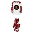 thumbnail image 2 of Odeerbi Matching Family Christmas Pajamas Sets Xmas Mens Plaid Printed Loungewear Tops and Pants Family Matching Jammies Set Sleepwear for Kids, 2 of 4
