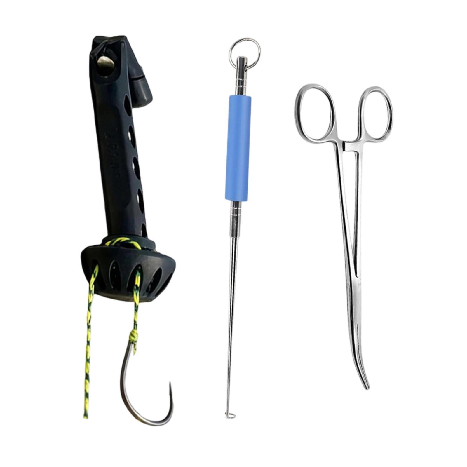 harayaa Outdoor Fishing Tools Kit, Fish Hook Remover Tool, Practical, Gear Durability, Sturdy Efficient, Hook Remover Stainless Steel